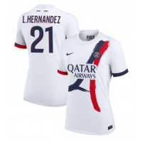 Paris Saint-Germain Lucas Hernandez #21 Fußballbekleidung Auswärtstrikot Damen 2024-25 Kurzarm